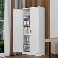 スチール書庫 両開き書庫 書類保管庫 高さ180cm 書庫 可動棚 A4対応 Amazon.co.jp: 可動棚 スチール書庫 両開き書庫 書類保管庫 高さ